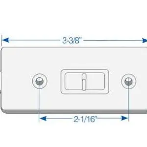 TILT LATCH LEFT HAND WHITE 5 PACK #7794