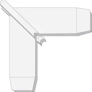 SLIDING PATIO<br>SCREEN DOOR CORNER<br>NYLON 10 PACK