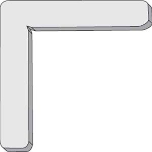 CORNER KEY<br>NYLON<br> NON HANDED