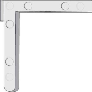 CORNER KEY<br>NYLON<br> NON HANDED