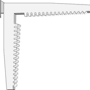 CORNER KEY<br>NYLON<br> NON HANDED<br>20 PACK #2806