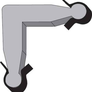 CORNER KEY<br>DIE CAST<br> NON HANDED<br>20 PACK #2864