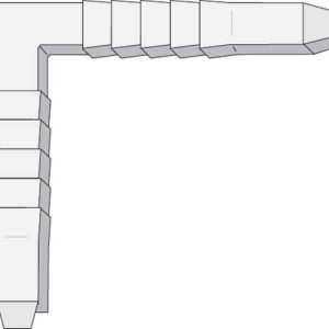 CORNER KEY<br>NYLON<br> NON HANDED<br>20 PACK #3604