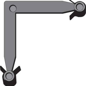 CORNER KEY<br>DIE CAST<br> NON HANDED<br>10 PACK #3624