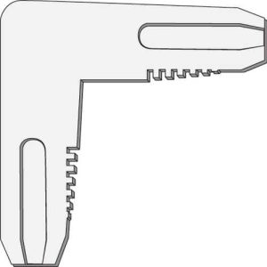 CORNER KEY<br>NYLON<br> NON HANDED<br>20 PACK #3638