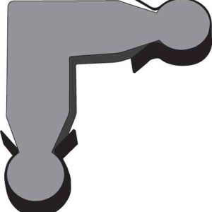 CORNER KEY<br>DIE CAST<br> NON HANDED<br>10 PACK #3680