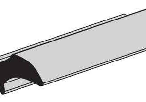 GLASS GLAZING SPLINE<BR> DROP IN GRAY