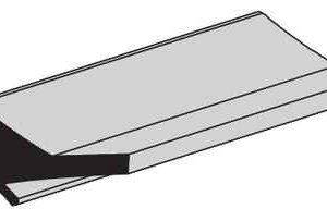 GLASS GLAZING SPLINE<BR> DROP IN GRAY