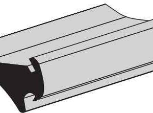 GLASS GLAZING SPLINE<BR> DROP IN GRAY