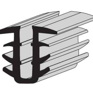 GLASS GLAZING SPLINE<br> "U" CHANNEL