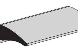 GLASS GLAZING SPLINE<BR> DROP IN GRAY