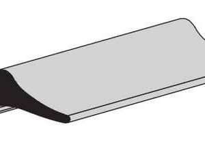 GLASS GLAZING SPLINE<BR> DROP IN GRAY