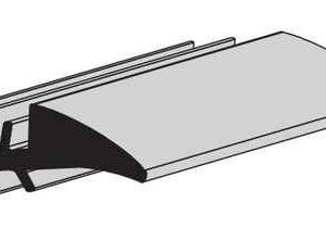 GLASS GLAZING SPLINE<BR> DROP IN GRAY