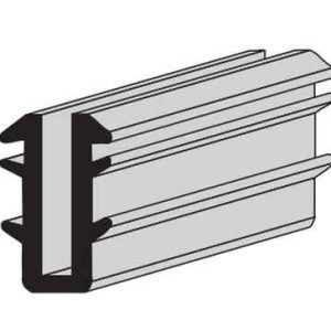 GLASS GLAZING SPLINE<br> "U" CHANNEL
