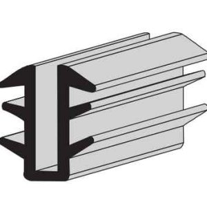GLASS GLAZING SPLINE<br> "U" CHANNEL