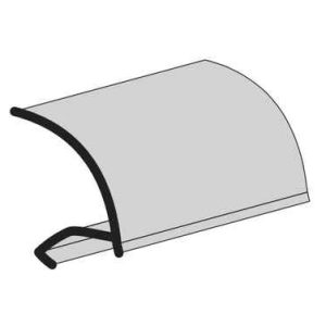 GLASS SPLINE<br> RIGID VINYL SNAP-IN<br> 96" 25 PER PACK