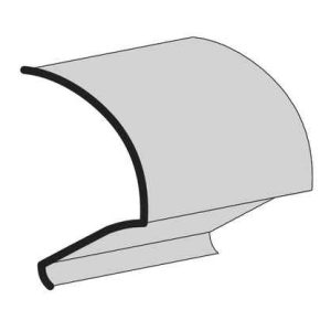 GLASS SPLINE<br> RIGID VINYL SNAP-IN<br> 96" 25 PER PACK