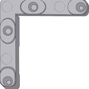 CORNER KEY<br>DIE CAST<br>HANDED