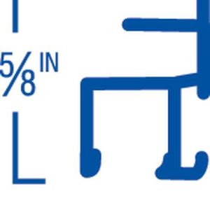 SCREEN FRAME<br> 3/8" X 5/8" X 96"<br> TRIPLE TRACK<br> TOP AND SIDE FRAME<br> EXTRUDED