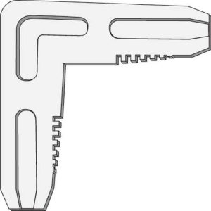 CORNER KEY<br>NYLON<br> NON HANDED