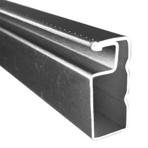 SCREEN FRAME<br> 7/16" X 1" X 96"<br> WITH DOUBLE STITCH<br> ROLLED .024 GAUGE