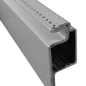 SCREEN FRAME<br> 7/16" X 1-1/4" X 96"<br> WITH STANDARD FLANGE<br> ROLLED .020 GAUGE