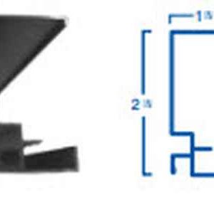 SCREEN FRAME<br> 1" X 2" X 192"<br> MAIN FRAME<br> .048 GAUGE