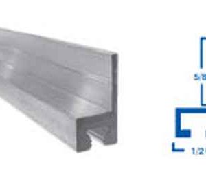 SCREEN FRAME<br> 1/2" X 1" X 94"<br>EXTRUDED ALUMINUM