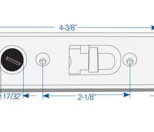 TILT LATCH LEFT HAND WHITE 5 PACK #7750