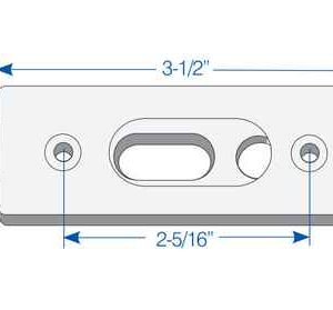TILT LATCH LEFT HAND WHITE 5 PACK #7786