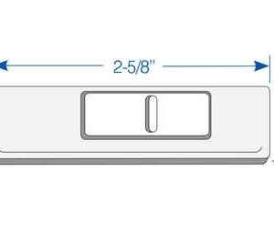 TILT LATCH LEFT HAND WHITE 5 PACK #7814