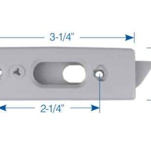 TILT LATCH NON-HANDED WHITE 5 PACK #7879