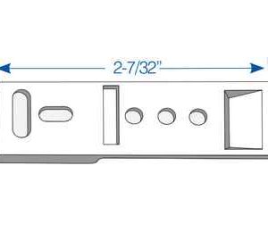 TILT LATCH NON-HANDED WHITE 5 PACK #7884