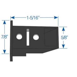 TILT LATCH NON-HANDED WHITE 5 PACK #7894