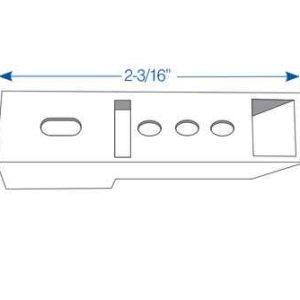 TILT LATCH NON-HANDED WHITE 5 PACK #7896