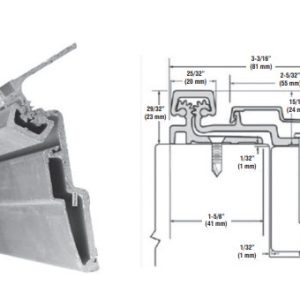 FULL SURFACE GEARED CONTINUOUS HINGE HEAVY DUTY #8202