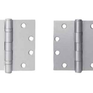 COMMERCIAL DOOR<br> HINGE 4-1/2" X 4-1/2">br> 3 PACK
