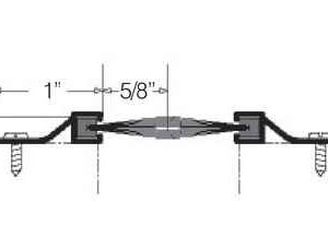 WOOL PILE<BR> BRUSH ASTRAGAL<BR>  2 PACK