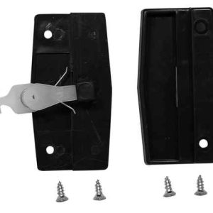 SLIDING PATIO<br>SCREEN DOOR<br>HANDLE KIT<br>BLACK 1 PACK #0224