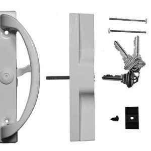 SLIDING PATIO<br>SCREEN DOOR<br>HANDLE KIT<br>WHITE 1 PACK #2585