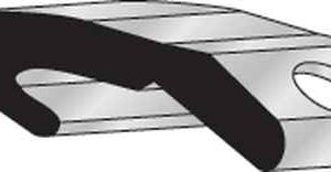 DOOR PANEL CLIP<br>SELF LOCKING<br>ALUMINUM