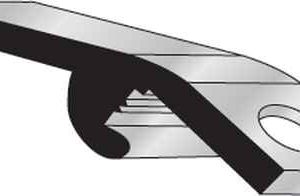 DOOR PANEL CLIP<br>SELF LOCKING<br>ALUMINUM