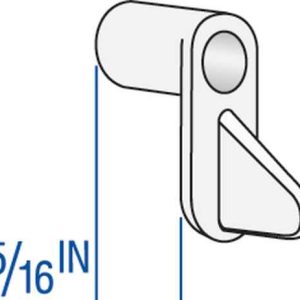 SWIVEL FRAME CLIP<br>NYLON<br>5/16"