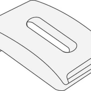 DOOR PANEL CLIP<br>NYLON<br>CLEAR