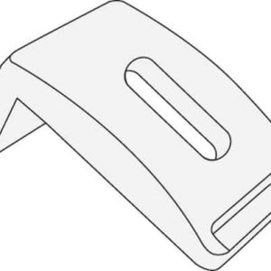 DOOR PANEL CLIP<br>NYLON<br>CLEAR