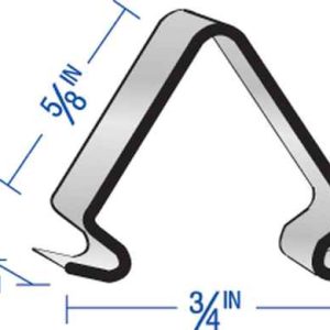 WINDOW FRAME<br>SPRING INSERT CLIP<br>25 PACK #2879