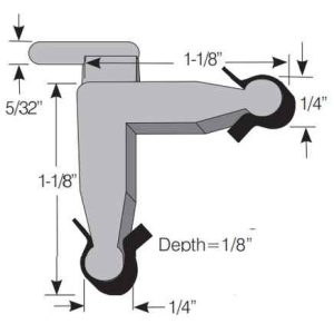TILT KEY<br>DIE CAST<br> HANDED