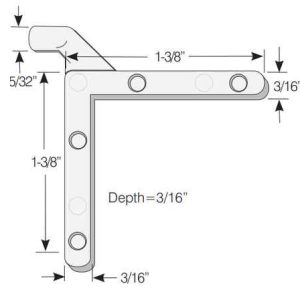 TILT KEY<br>NYLON<br> NON HANDED<br>20 PACK #3707