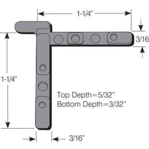 TILT KEY<br>DIE CAST<br> NON HANDED<br>10 PACK #3729