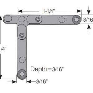 TILT KEY<br>DIE CAST<br> NON HANDED<br>10 PACK #3738